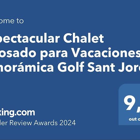 Espectacular Chalet Adosado Para Vacaciones En Panoramica Golf Sant Jordi Exteriér fotografie