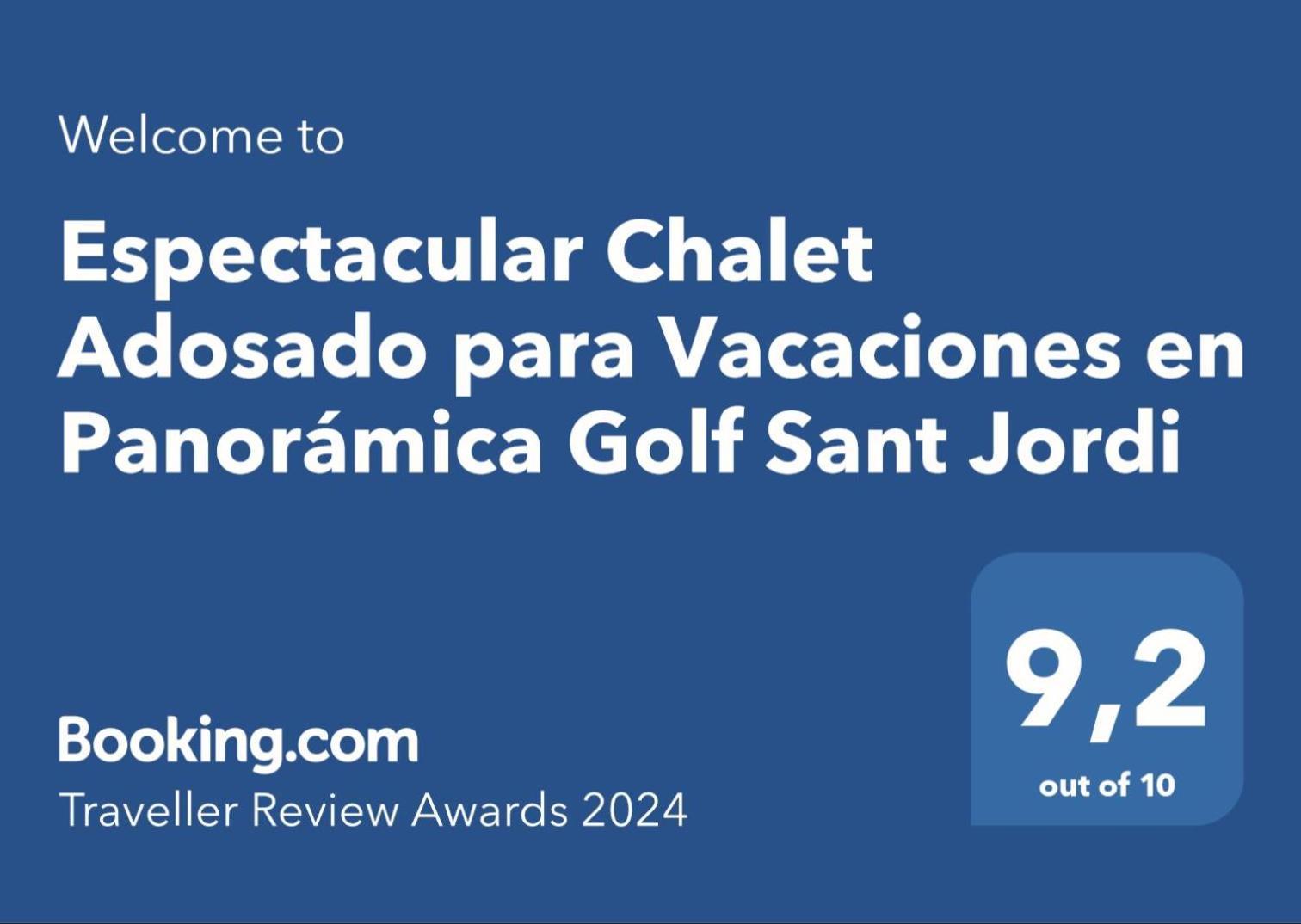 Espectacular Chalet Adosado Para Vacaciones En Panoramica Golf Sant Jordi Exteriér fotografie